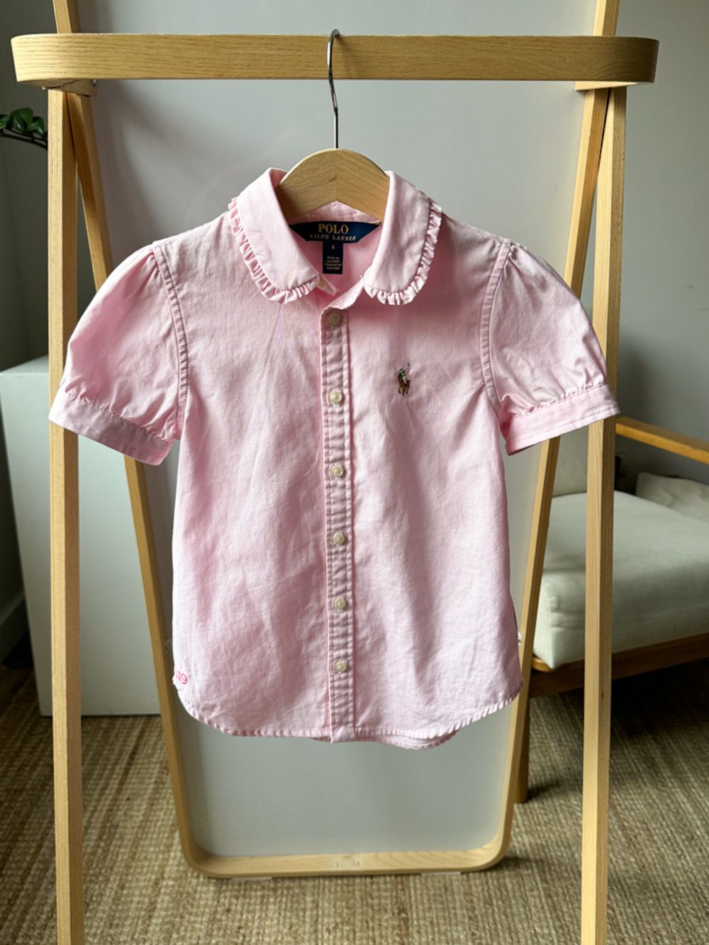Хлопковая блузка Polo Ralph Lauren, 110