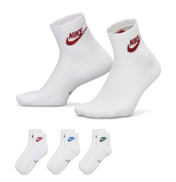 Носки Nike Everyday Elevated Ankle 3P - white/multicolor