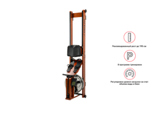 Гребной тренажер UNIX Fit тёмное дерево / Wood Rower Dark
