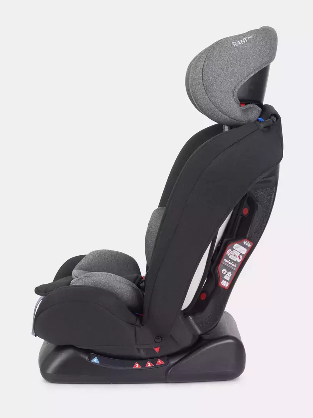 Автокресло ZY26 "Unity" RANT basic (Grey) группа 0+-1-2-3 (0-36 кг)