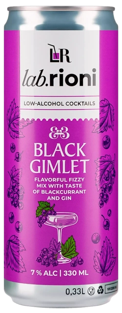 Коктейль Lab.Rioni Black Gimlet 0,33 л.
