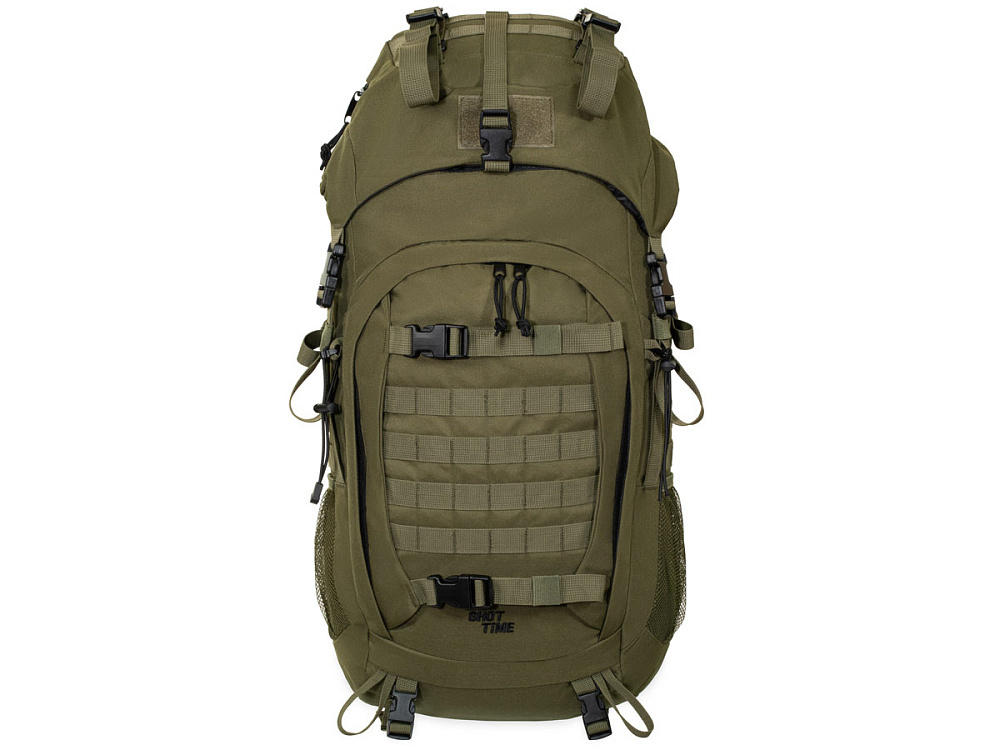Рюкзак ShotTime Tactical 50л, ПВХ 600D, MOLLE, олива, ST-BP-230 17-OD