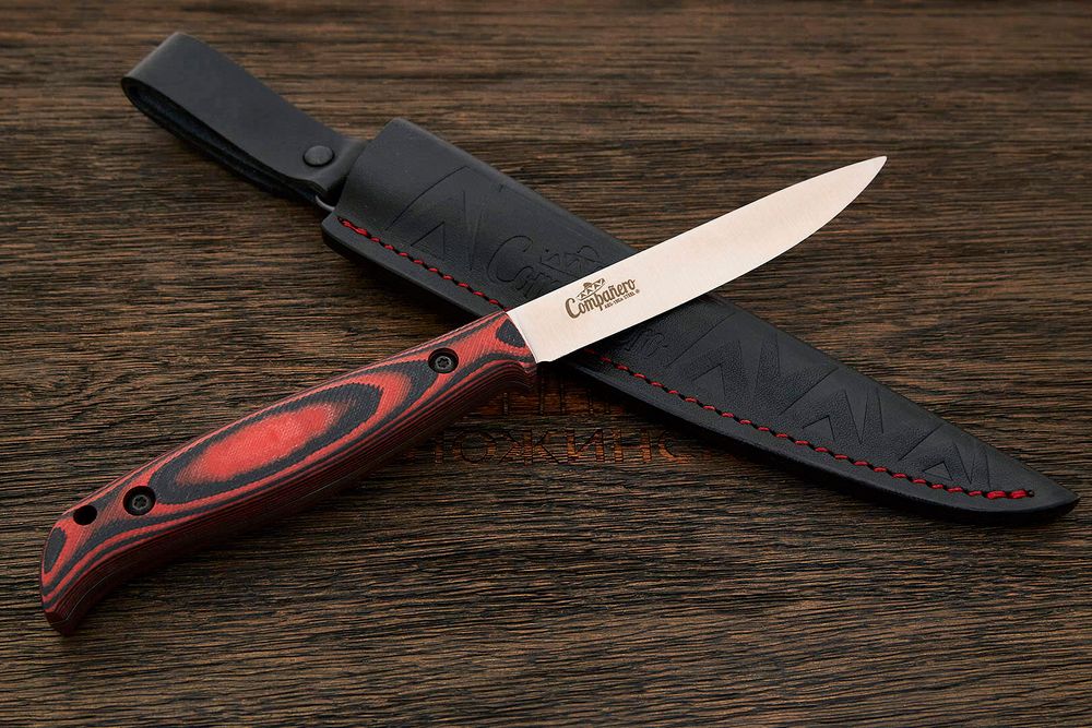 Нож туристический (разделочный) Kizlyar Supreme Companero, клинок 110мм, AUS-10Co, G10