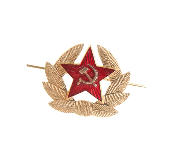 Кокарда СА рядового состава (золотая)