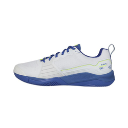 Мужские теннисные кроссовки Wilson Rush Pro 4.5 - white/amparo blue/safety yellow