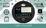 Магнитола для Mini Cooper 2015 - 2018 - Vaycar VA07-1709 на Android 13, Быстрая, 4G SIM-слот