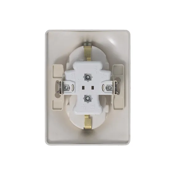 Розетка двойная с заземлением без шторок Systeme Electric Glossa Платина GSL001224