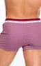 Мужские трусы R-112 Claret-White