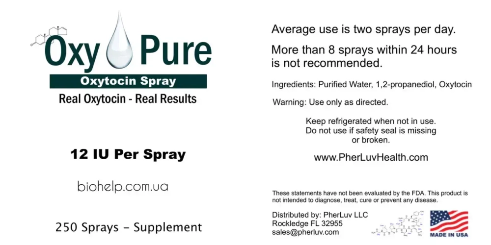 PherLuv - OxyPure 12 IU 30 ml