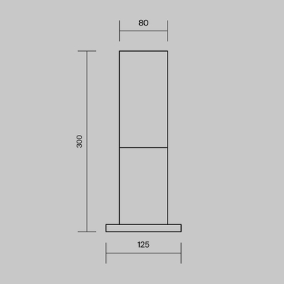 Ландшафтный светильник Уиллис / Willis E27х1 60Вт IP54, O418FL-01B. TM Maytoni