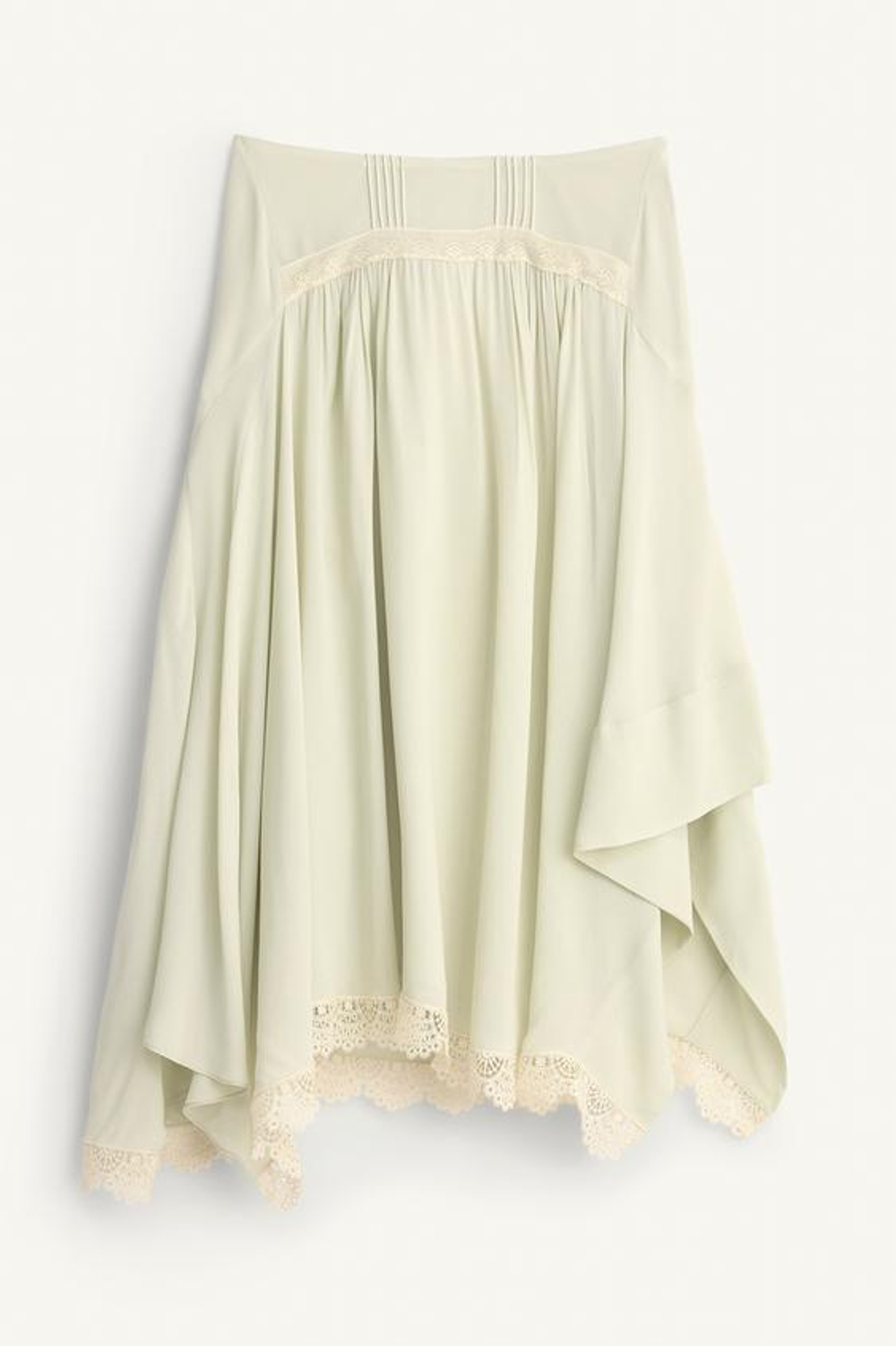 Юбка с кружевными оборками, ограниченная серия - ZARA