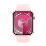 Умные часы Apple Watch Series 9 GPS, 45mm, Aluminium Case with Sport Band M/L, Pink (Розовый)