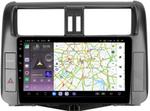 Магнитола для Toyota Land Cruiser Prado 150 2009-2013 (взамен 7" навигации) - Kuberg EW-9613-2 QLed, Android 13, Быстрейшая, CarPlay, SIM-слот