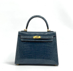 Сумка Hermes из кожи крокодила 25 см
