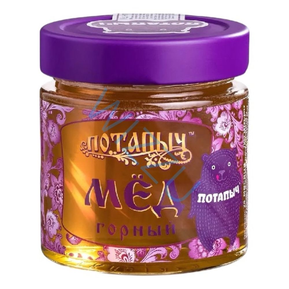 Мед ПотапычЪ Горный ст/б 250г
