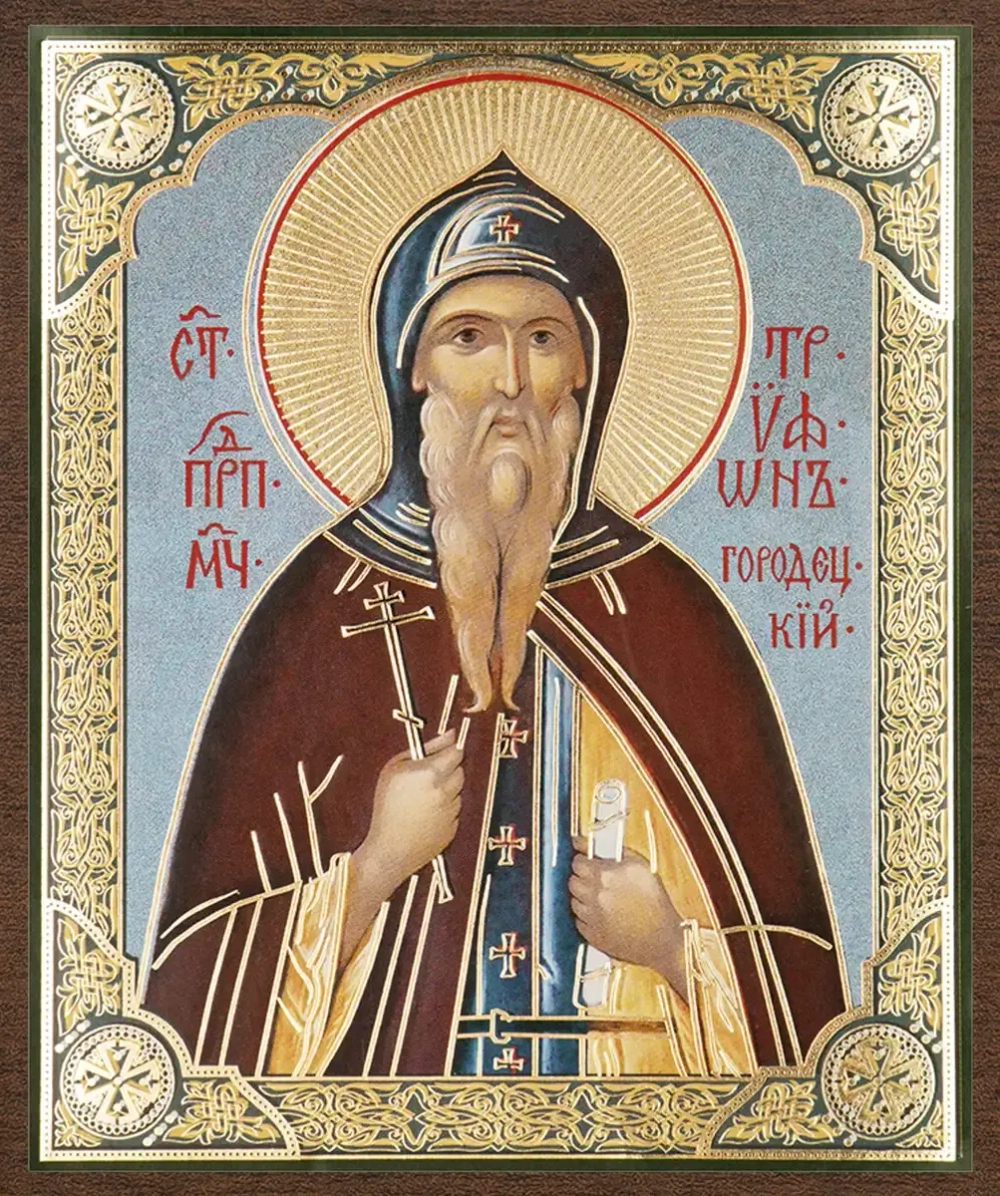 Икона "Трифон Городецкий" 10х12 на МДФ-6 (1012-1510)