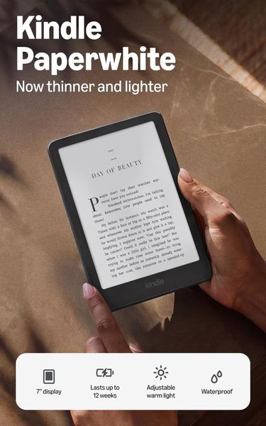 Электронная книга Amazon Kindle PaperWhite 2026 16Gb (без рекламы) Серый | Graphite