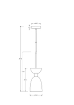 Подвесной светильник Maytoni Cloches MOD113PL-01W