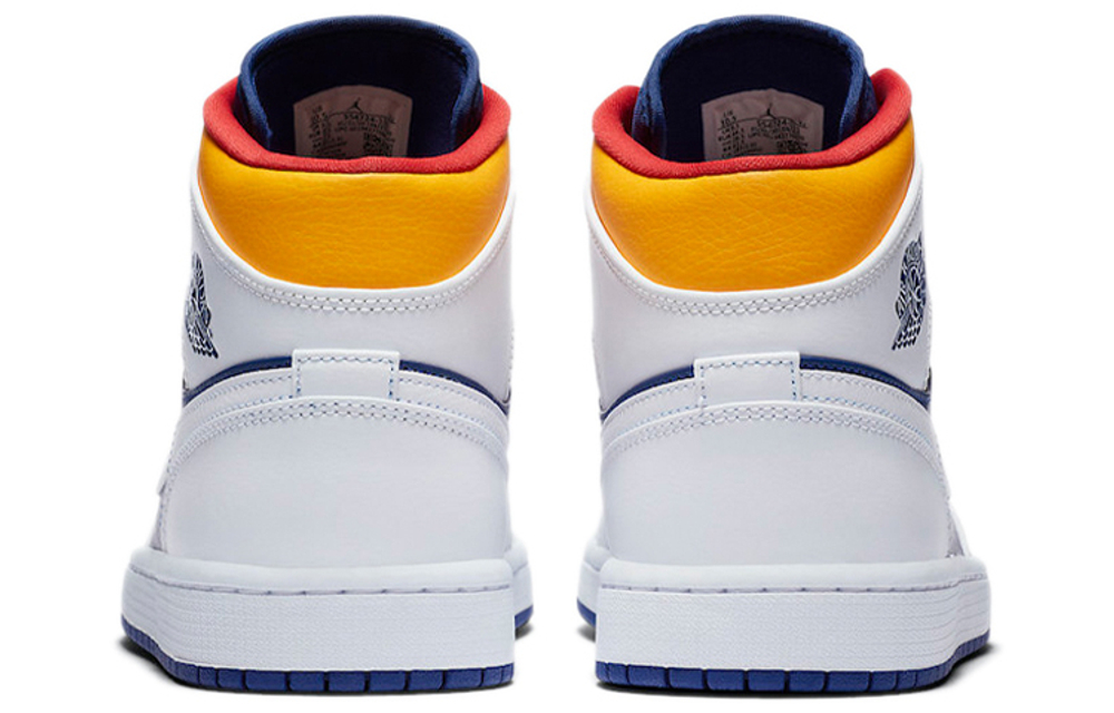 Air Jordan 1 Mid 'White Deep Royal Blue'