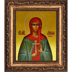 Анна Попова мученица. Икона на холсте.
