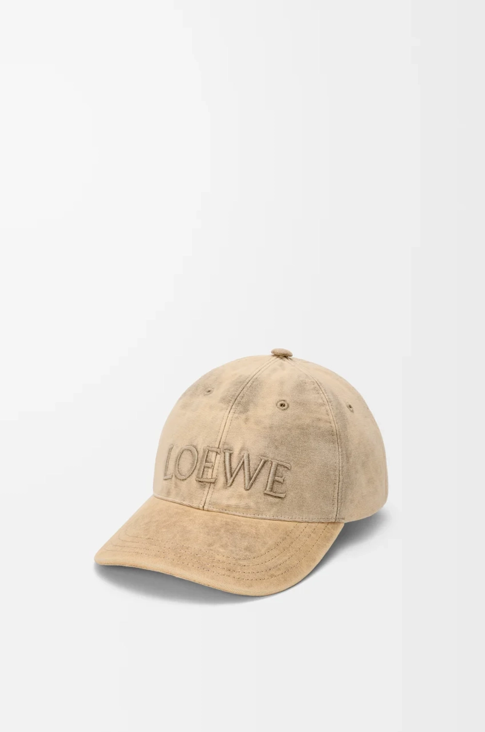 Loewe Кепка из джинсовой ткани, бежевый