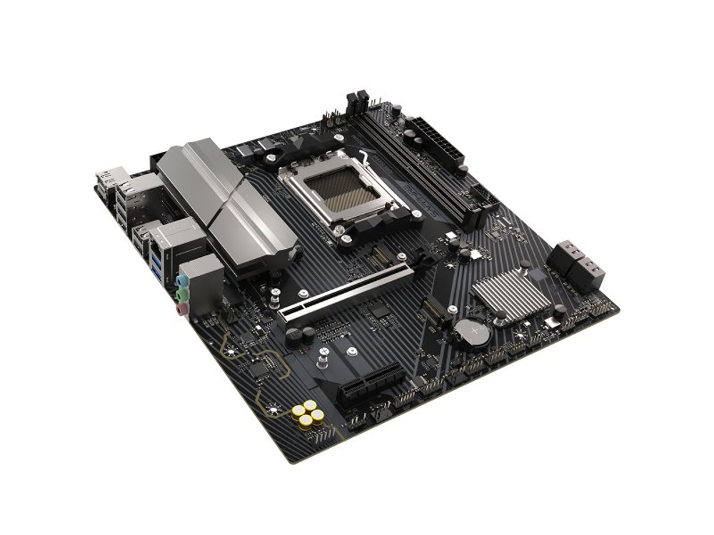 Материнская плата Sapphire B650M-E, Socket AM5, AMD B650, mATX, RTL [52112-04-40G]