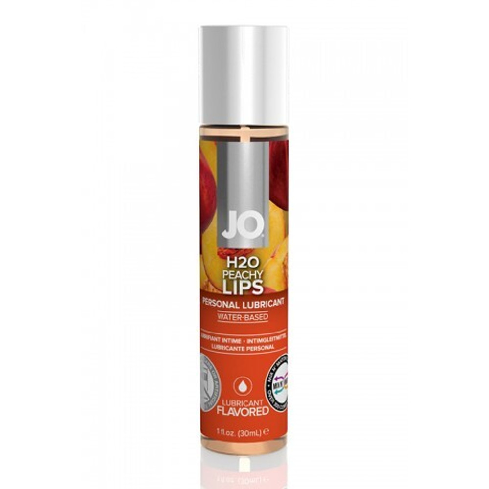 Вкусовой лубрикант "Сочный персик" JO Flavored Peachy Lips, 30 мл.