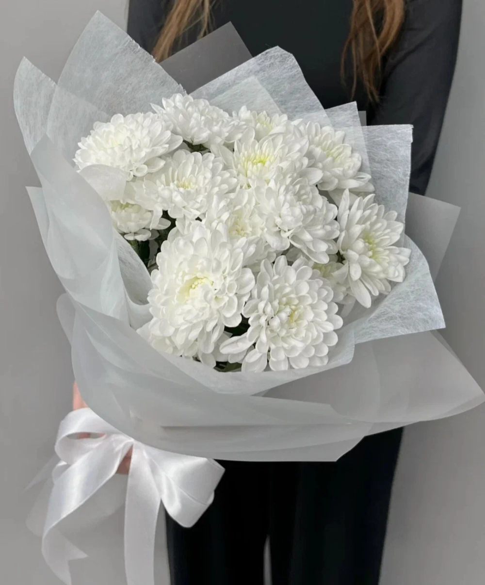 Букет из 3 Хризантем