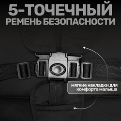 Прогулочная коляска для двойни BubaGO DUO X