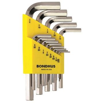 Набор из 13 дюймовых хромированных ключей BONDHUS S .050-3/8" 16237