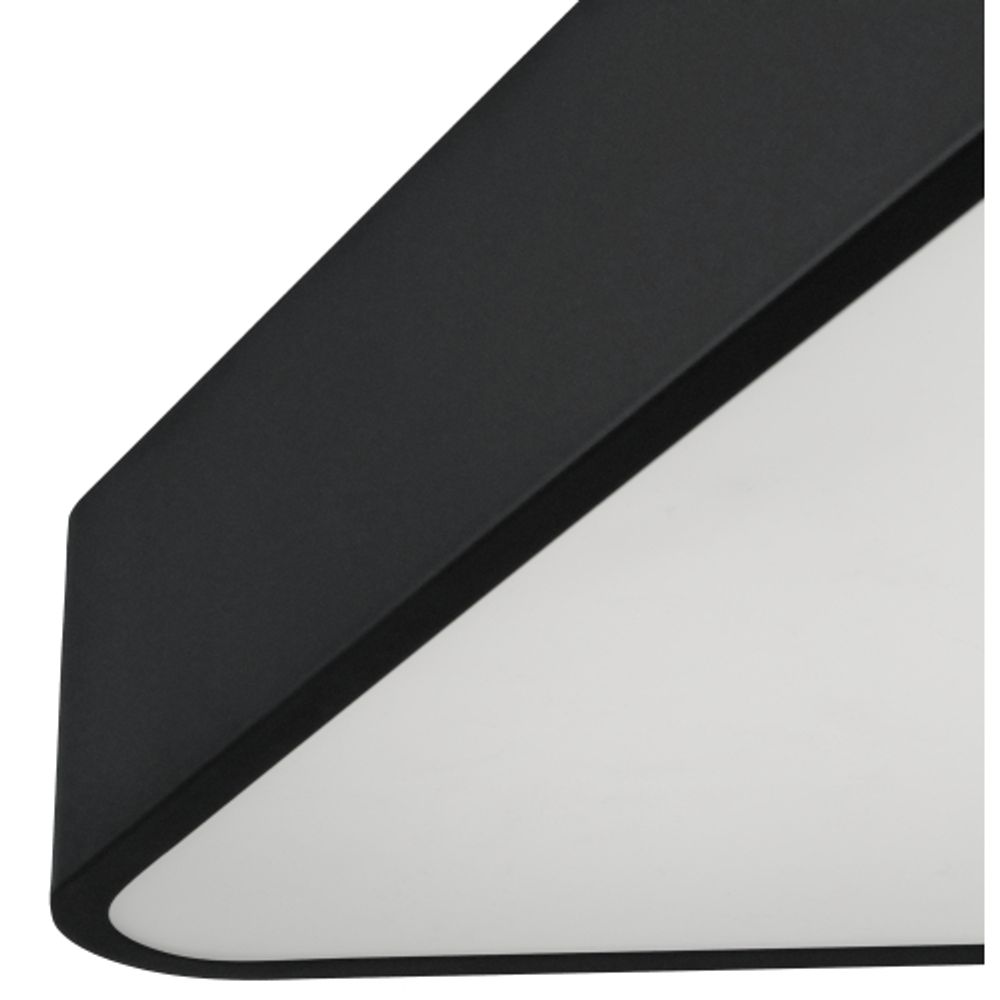 Светильник LED ЭРА Geometria SPO-151-B-40K-030 Delta 30Вт 4000К 3000Лм IP40 черный подвесной драйвер внутри | Декоративные светильники Geometria