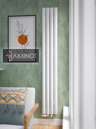 Axxinot Rendo V 1000 - вертикальный трубчатый радиатор высотой 1000 мм, белый