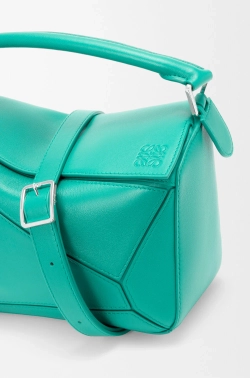 Loewe Маленькая сумка натуральной кожи, аквамариновый
