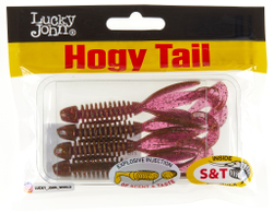 Мягкая приманка Lucky John Hogy Tail 3in (76.2 мм), цвет S14, 7 шт.