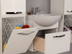 Ария М Шкаф-Колонна Подвесная с б/к