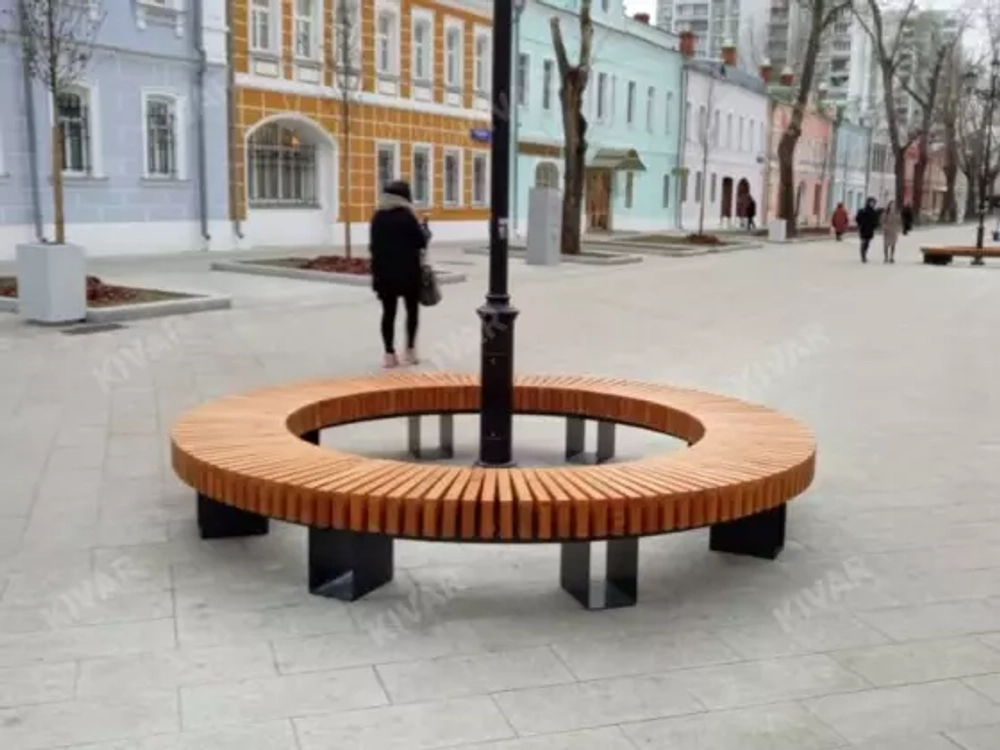 Скамья «Дуга радиусная»