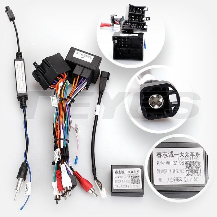 Магнитола для Volkswagen Golf 6 2008-2013 - Teyes CC3-2K-360 монитор 13" 2K QLED на Android 10, Быстрая, CarPlay, 4G SIM-слот, 4 камеры в комплекте