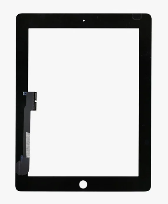 Тачскрин для Apple iPad 3 (A1416/A1430) / iPad 4 (A1458/A1460) 9.7" 2012 без кнопки Home черный (Black)