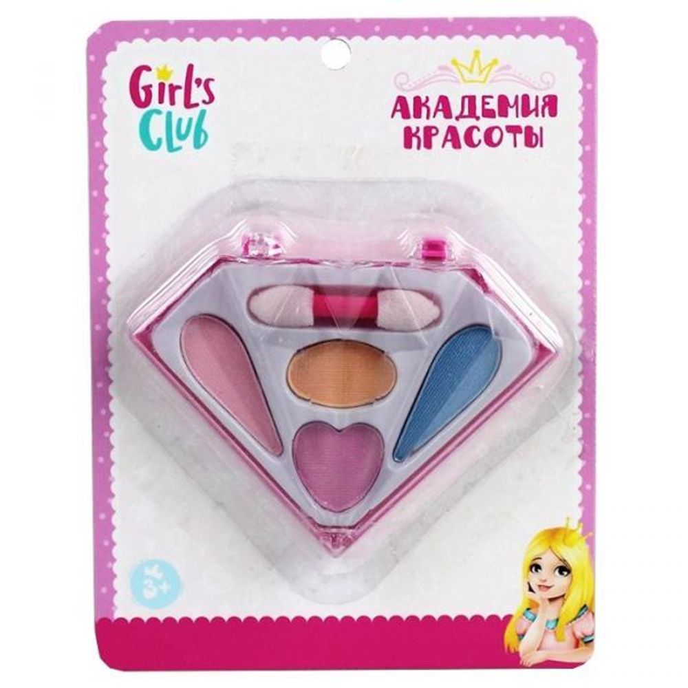 106460/Косметика для детей "Girl's Club" в наборе: тени, губная помада, на блистере 17, 2*23*3 см./ 106460/Косметика для детей "Girl's Club" в наборе: тени, губная помада, на блистере 17, 2*23*3 см./