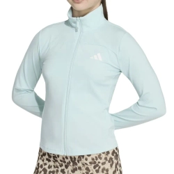Кофта для девочки теннисная Adidas Kids Essentials Training - halo mint/white