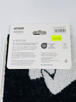 Полотенце для рук 30x50 см Moomin Arabia, черное с рисунком Муми-тролль, с петлей (из Финляндии)