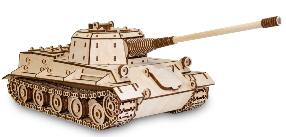 Конструктор деревянный 3D EWA Танк ЛЕВ