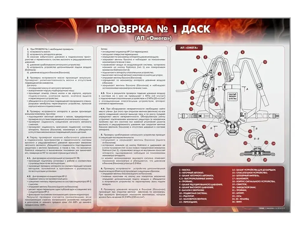 Стенд "Проверка № 1 ДАСК" (АП "Омега")