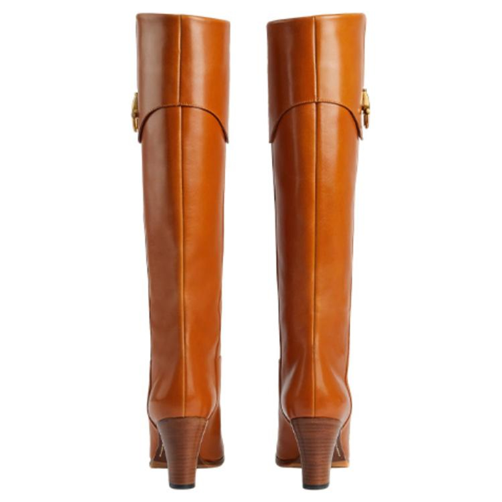 GUCCI Half Horsebit Leather Boots