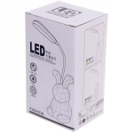 Светильник настольный «Prizma-Зайчик» LED 6.5*6.5*28 см USB 4.2 V1.05w, Голубой