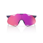Спортивные очки 100% Hypercraft XS / Satin Storm Metallic / Purple Mirror Lens / на узкое лицо