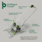 Cамоходная аккумуляторная газонокосилка Greenworks GD60LM61 Twin Force, 60v, 61 см, (2519107UH), с аккумулятором 8 А·ч и зарядным устройством
