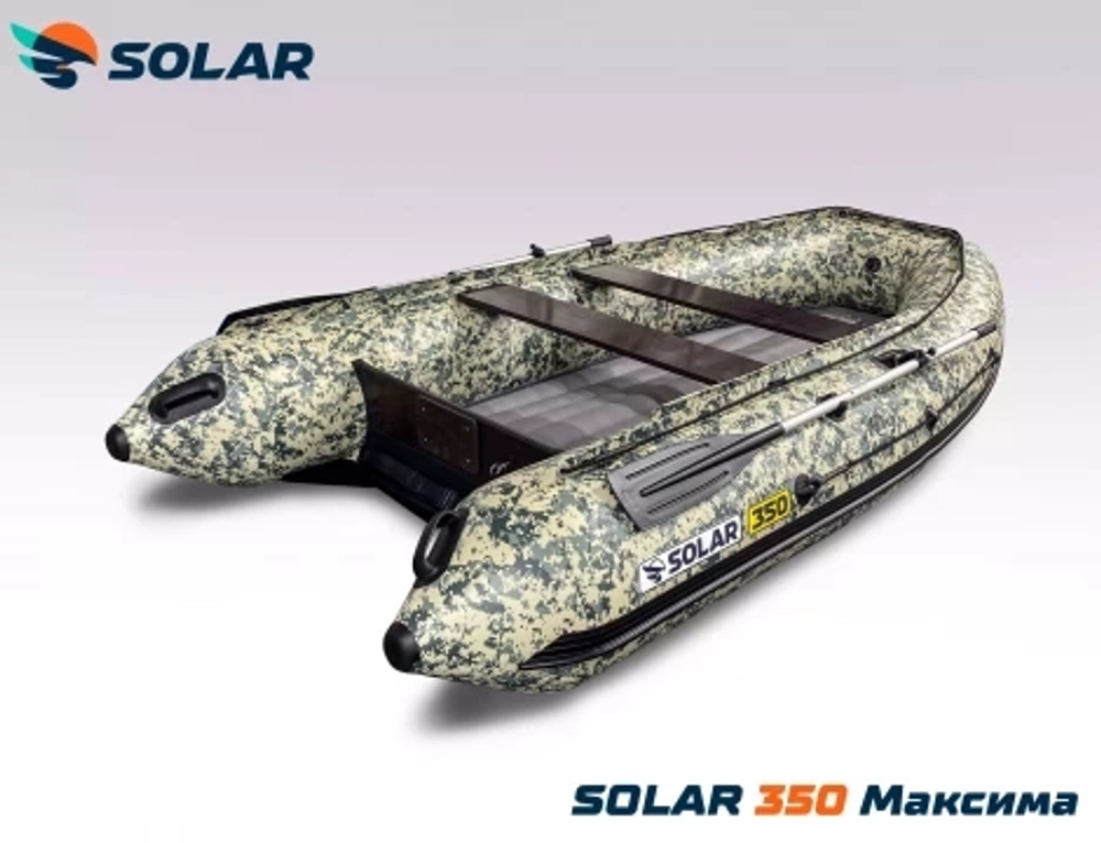 Лодка надувная моторная solar-350 к (максима)