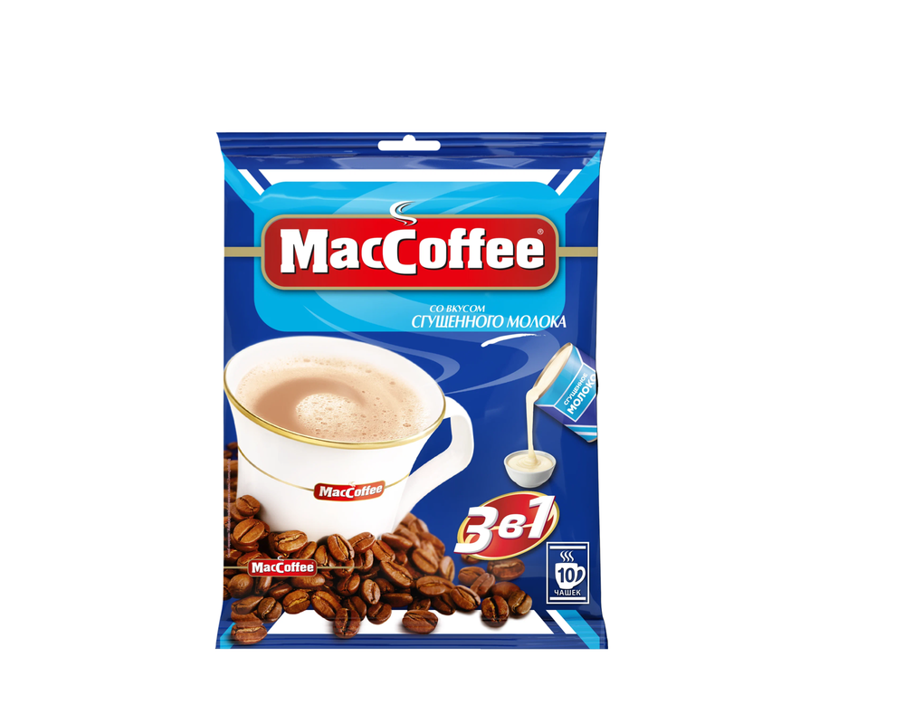 Кофе MacCoffee 3в1 Сгущенное молоко 20г