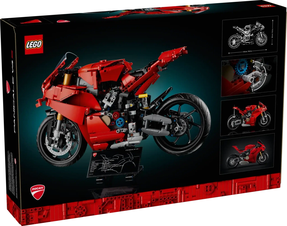 Конструктор LEGO Technic 42202 Мотоцикл Ducati Panigale V4 S